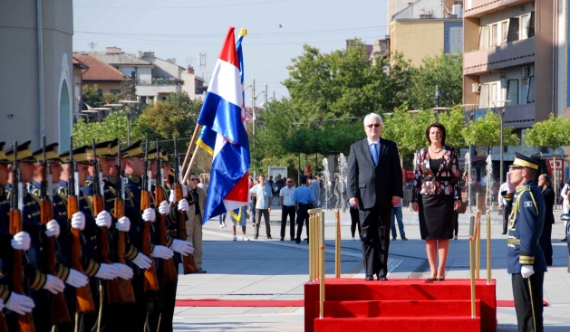 HIRVATİSTAN CUMHURBAŞKANI’NA DEVLET TÖRENİ