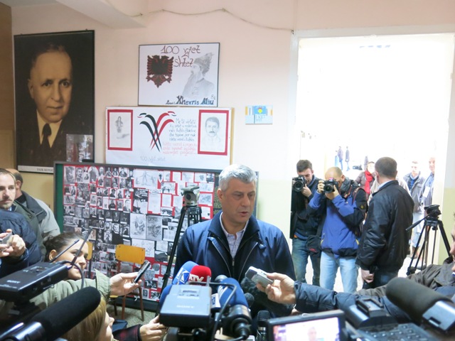 THAÇİ:” SEÇİMLER AVUPAİ KOSOVA İÇİN BİR MESAJDIR”