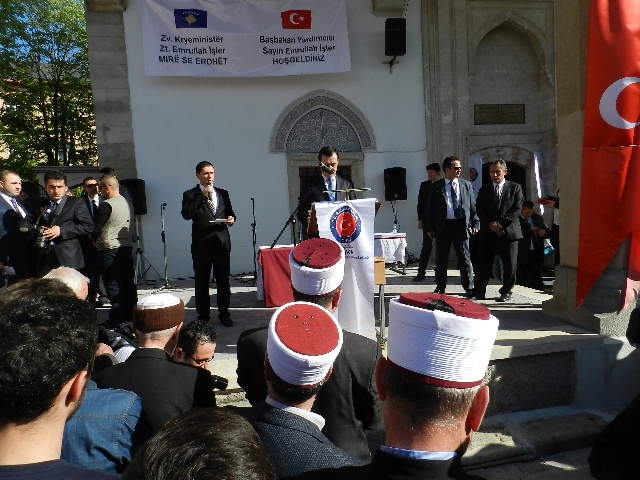 BAŞBAKAN YARDIMCISI İŞLER CAMİ AÇILIŞ TÖRENİNE KATILDI