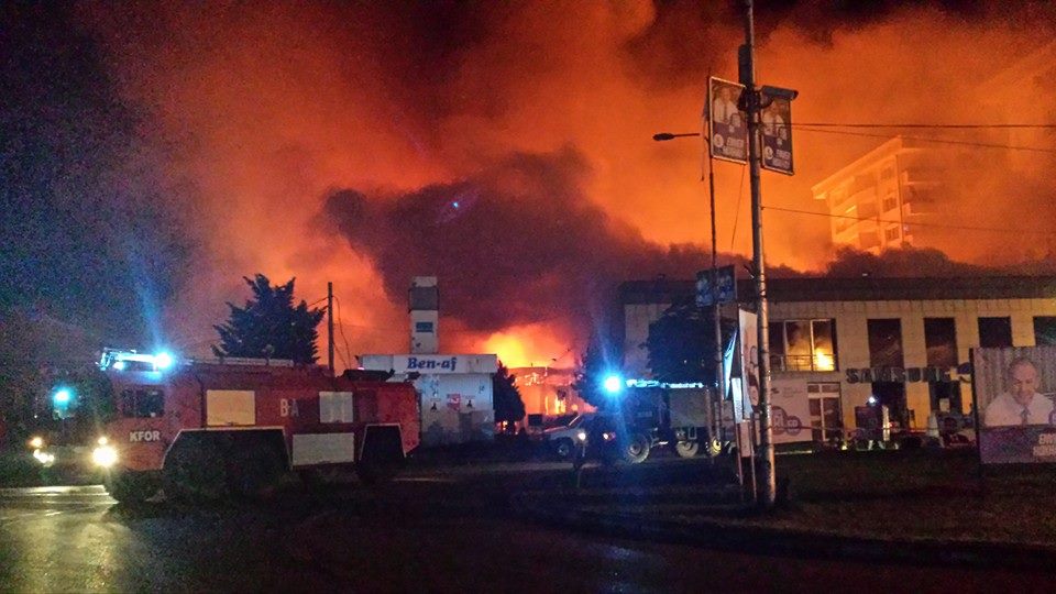 PRİZREN’DE BÜYÜK  YANGIN