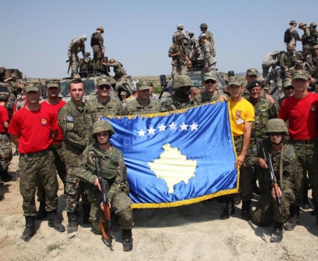 KOSOVA GÜVENLİK KUVVETLERİ GÖZ DOLDURDU
