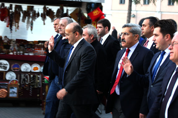 TÜRKİYE BAŞBAKAN YARDIMCISI AKDOĞAN MAKEDONYA’DA