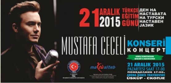 MUSTAFA CECELİ MAKEDONYA’DA KONSER VERECEK