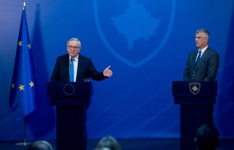 CUMHURBAŞKANI THAÇİ, JUNCKER İLE TELEFONDA GÖRÜŞTÜ