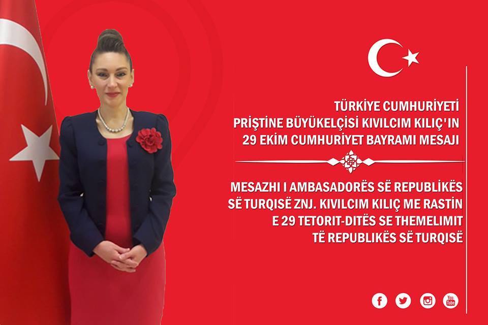 BÜYÜKELÇİ KILIÇ’IN 29 EKİM CUMHURİYET BAYRAMI MESAJI