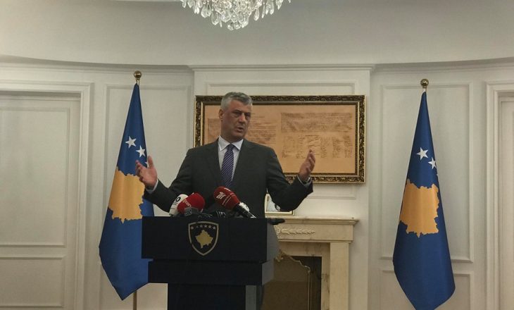 THAÇİ, LİDERLERLE GÖRÜŞMELERİNİ DEĞERLENDİRDİ