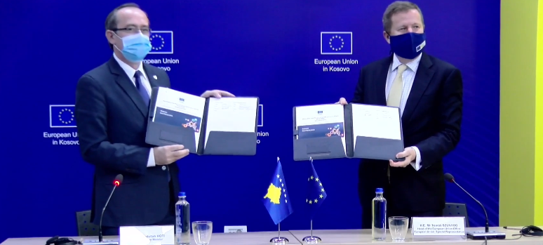 AB’DEN KOSOVA’YA 26,5 MİLYON EUROLUK COVİD-19 YARDIMI