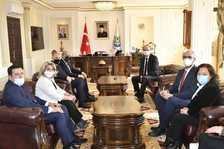 KDTP GENEL BAŞKANI DAMKA, EDİRNE VALİSİ CANALP’İ ZİYARET ETTİ