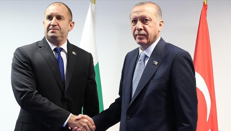 ERDOĞAN, BULGARİSTAN CUMHURBAŞKANI RADEV İLE GÖRÜŞTÜ