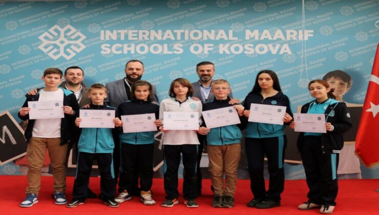 KOSOVA MAARİF OKULLARI ÖĞRENCİLERİ, ULUSLARARASI YARIŞMADA MADALYA KAZANDI