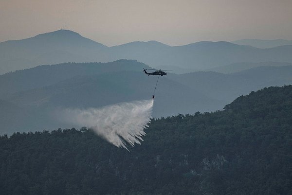 ÇANAKKALE’DE ORMAN YANGINI KONTROL ALTINDA