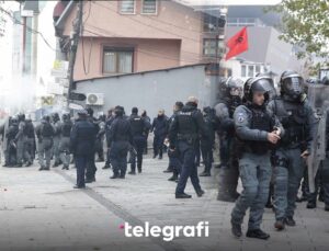 PSD’NİN “TRENDAFİLOVA” PROTESTOSUNDA ARBEDE YAŞANDI, POLİS BİBER GAZI KULLANDI