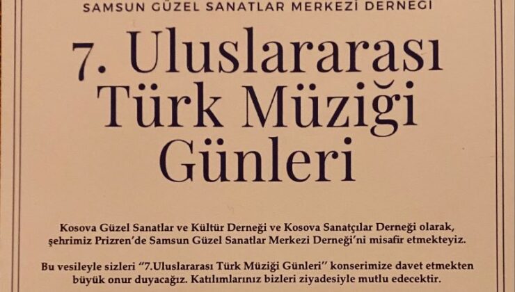 KOSOVA TÜRK SANATÇILAR DERNEĞİ’NDEN BAĞIMSIZLIK GÜNÜ KONSERİ