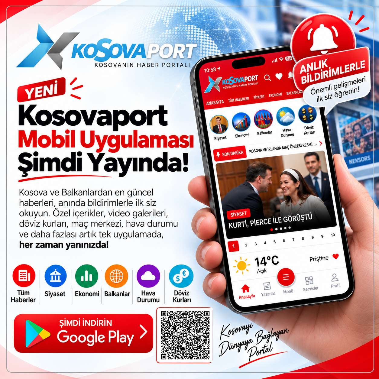 Kosovaport mobil uygulaması Google Play'de